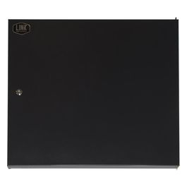 porta chiusa in metallo pieno con serratura per armadio 12u lk1912unf nero