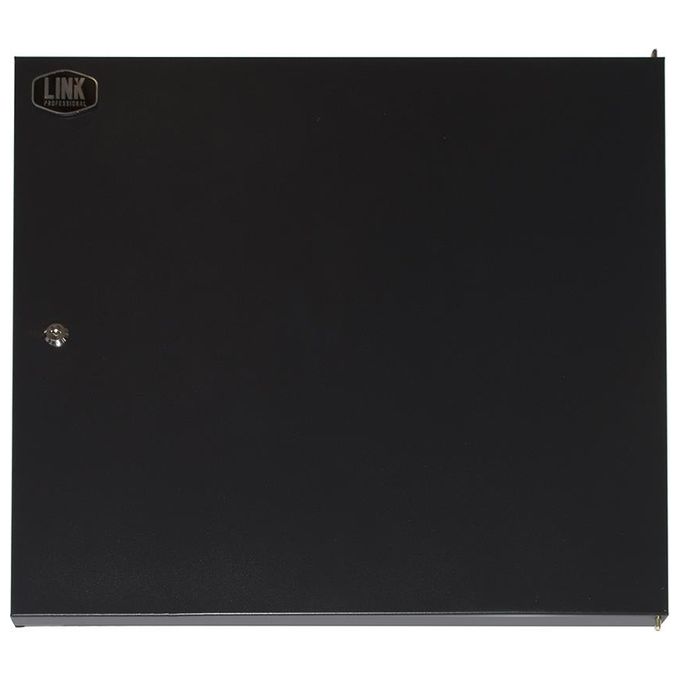 Link porta chiusa in metallo pieno con serratura per armadio Link 12u lk1912unf nero