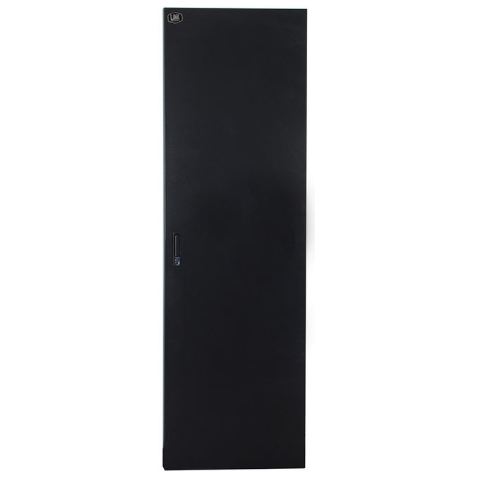 Link Porta in Metallo Pieno Nera per Armadi Link 32u Larghezza 600mm con Serratura
