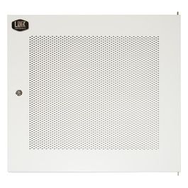 porta metallo traforata con serratura per armadio 12u lk1912ugf grigio