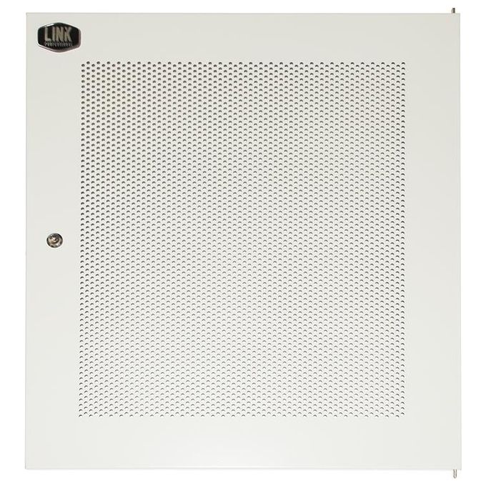 Link porta metallo traforata con serratura per armadio Link 15u lk1915ugf grigio