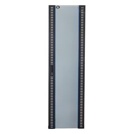 porta in vetro di sicurezza nera per armadi 42u larghezza 600mm con serratura