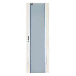 Porta in Vetro di Sicurezza con Serratura per Armadio 42U Larghezza 800 Grigio