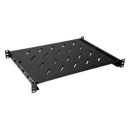 Link ripiano per armadio rack 19" allungabile 350 mm con 4 agganci nero