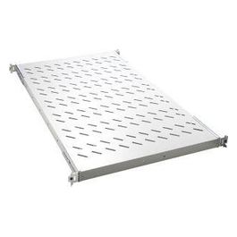 Ripiano Universale per Armadio Rack 19" Allungabile 720mm con 4 Agganci Grigio