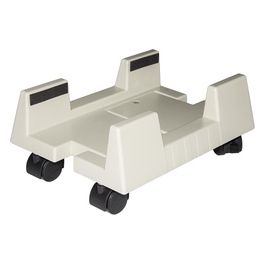 supporto computer verticale con ruote colore grigio
