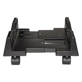supporto computer verticale con ruote colore nero
