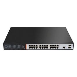 link switch di rete 24 porte gigabit poe 300 watt + 2 porte sfp per fibra ottica