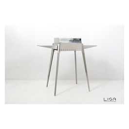 Barbecue Etna Mini in Acciaio Inossidabile per Giardino Compatto e Pratico per Grigliate all'aperto