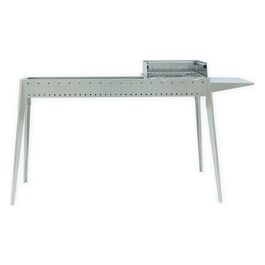 Canalina arrosticini con barbecue Miami Grill 800+400 120 cm cottura 80 cm profondità 30 cm per barbecue da giardino