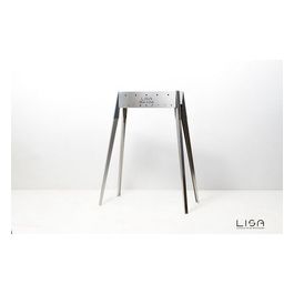 Cuocispiedini Miami 500 in acciaio inox per barbecue da giardino e arredo esterno