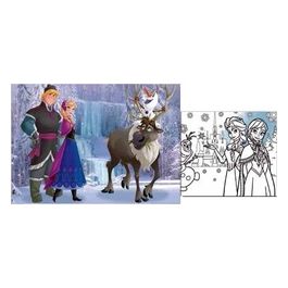 49295 Frozen The Iceland Puzzle Doppia Faccia Plus, 60 Pezzi