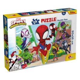 D-Toys Puzzle da 24 Pezzi Double Face Spidey: Let's Challenge
