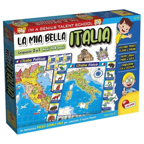 Giochi I'm a Genius Geopuzzle la Mia Bella Italia