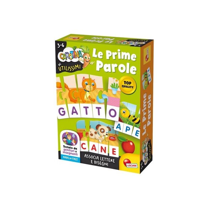Image of Lisciani Gioco Educativo Carotina Utilissimi Le Prime Parole