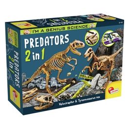 Lisciani Gioco Educativo Genius Predatori 2 in 1