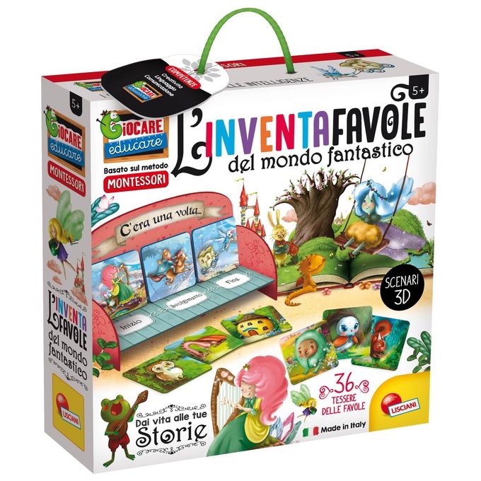Lisciani Prescolare Montessori l'Inventafavole del Mondo Fantastico