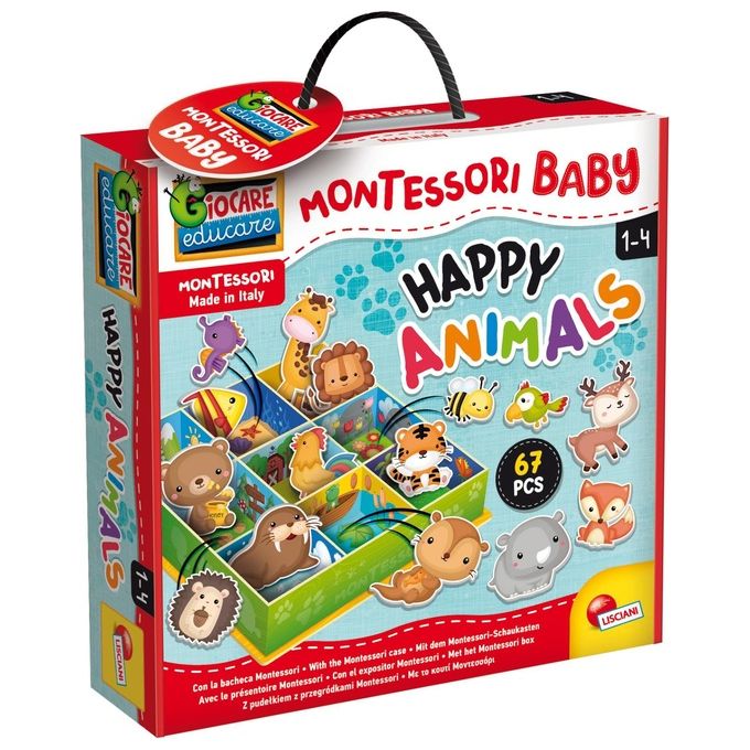 Lisciani Prescolare Montessory Baby Happy Animals