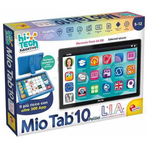 Tablet Educativo 10" Mio Tab L.I.A. con AI 64GB Android 14