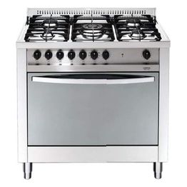 Lofra Cucina a Gas con Forno Ventilato, 90x60cm, 9 Programmi, 4 Fuochi + Tripla