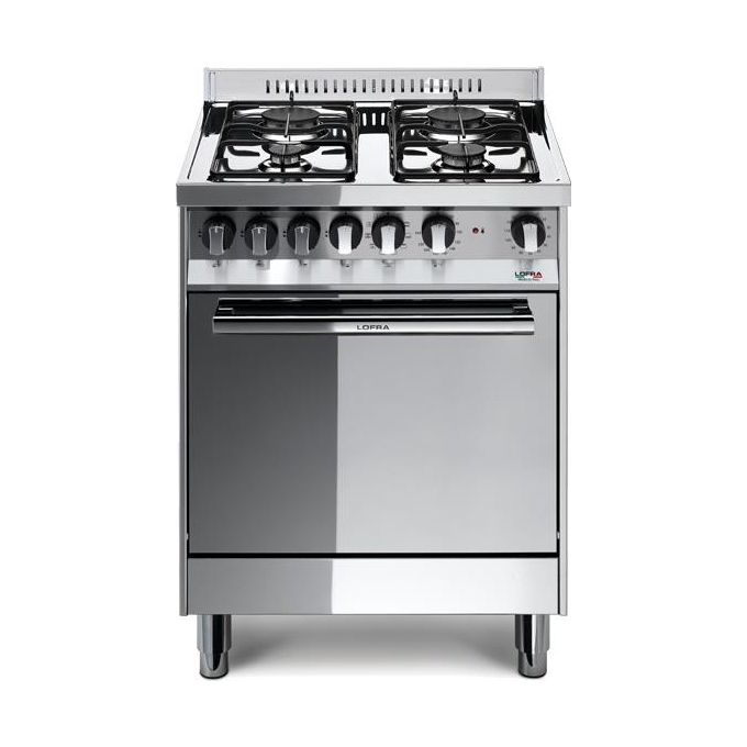 Lofra M65GV Cucina 4 fuochi a gas valvolati II Serie Forno 57 lt a gas ventilato