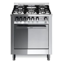 Lofra M76GV/C Cucina a Gas con Forno a Gas Ventilato 5 Fuochi Classe energetica A 70x60 cm Acciaio Inox Lucidato