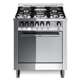 M76GV/C Cucina a Gas con Forno a Gas Ventilato 5 Fuochi Classe energetica A 70x60 cm Acciaio Inox Lucidato