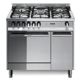 MR96GV/C Cucina 5 Fuochi con Forno a Gas Ventilato con Grill Elettrico 66Lt Inox Lucidato
