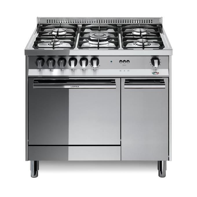 Lofra MT96GV/C Cucina 5 Fuochi con Forno a Gas Ventilato | Yeppon