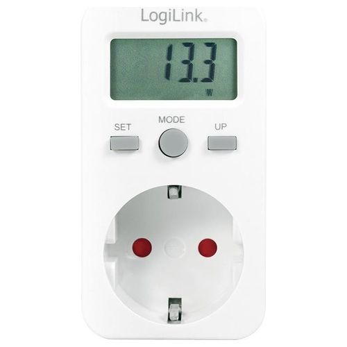 Logilight presa shuko 16a con misuratore di costi energetici
