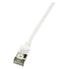 LogiLink CQ9011S Cavo di Rete 0,3mt Cat6a U/FTP STP Bianco