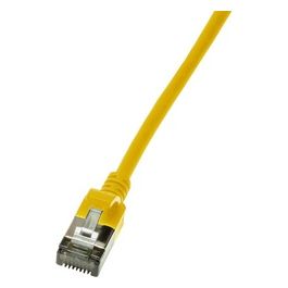 LogiLink CQ9037S Cavo di Rete 1mt Cat6a S/FTP S-STP Giallo