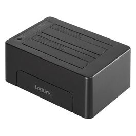 LogiLink Docking Station Usb 3.1 gen 2 per 2 Hdd/Ssd 2,5" e 1 3,5" Sata