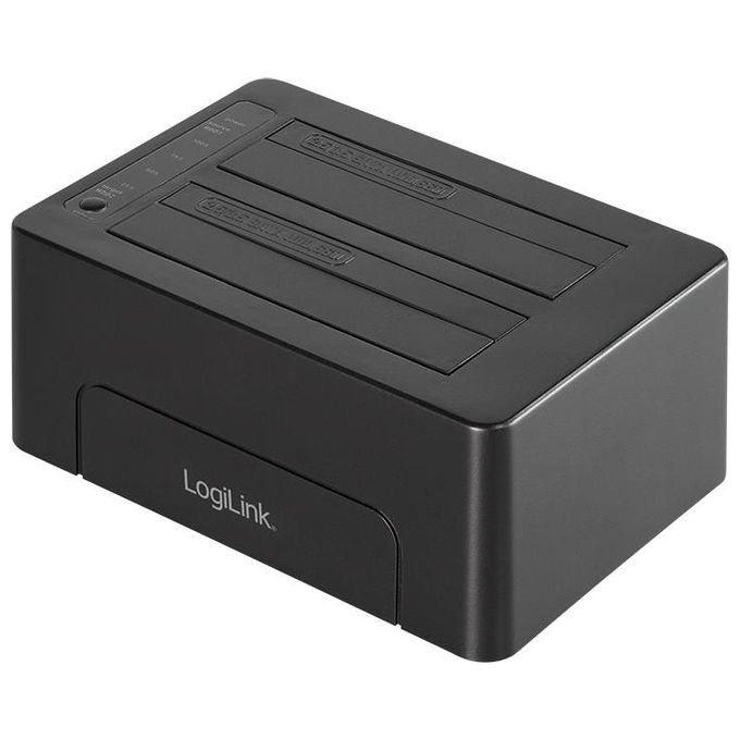 LogiLink Docking Station Usb 3.1 gen 2 per 2 Hdd/Ssd 2,5'' e 1 3,5'' Sata