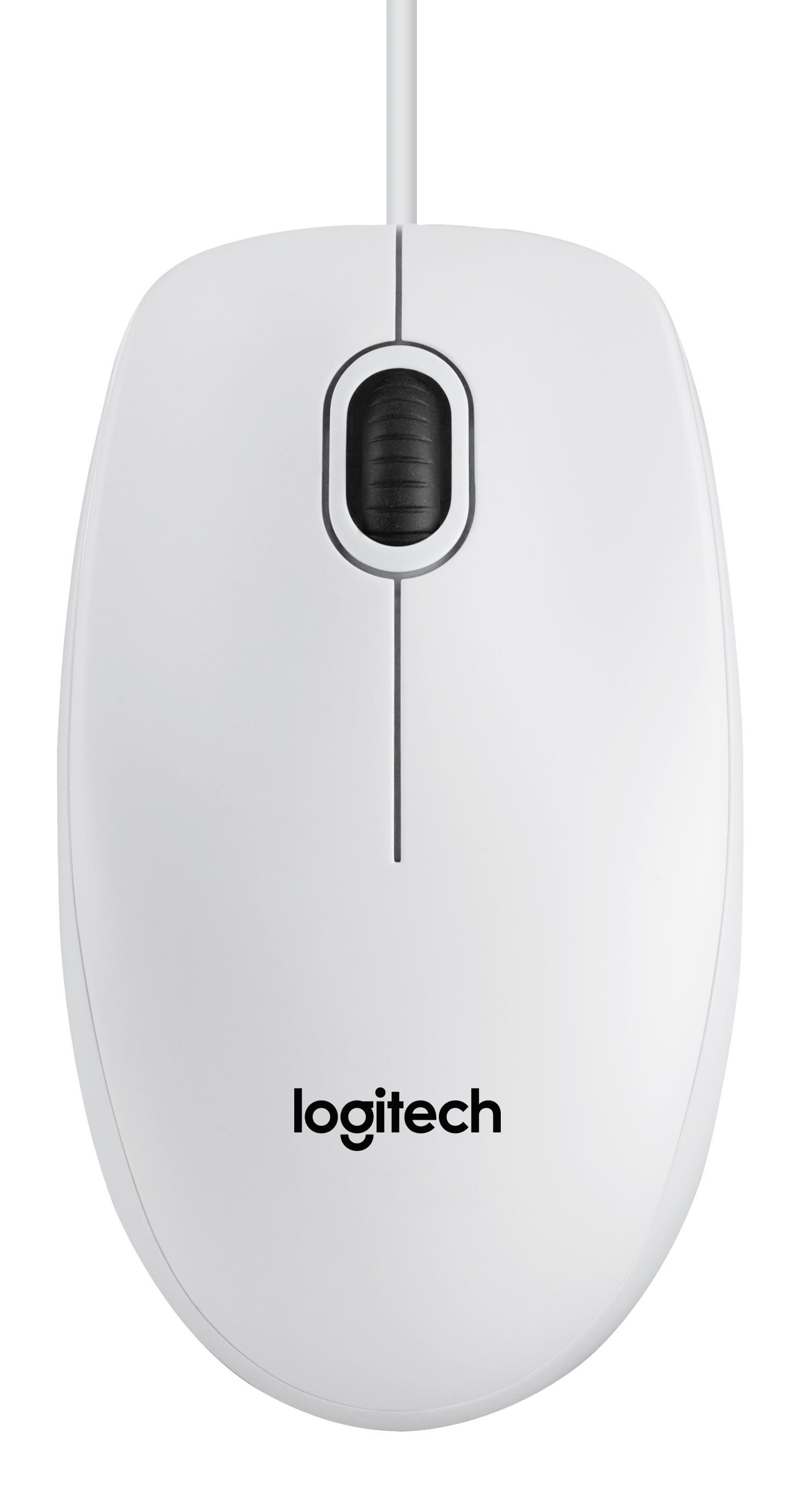 Logitech B100 Mouse White