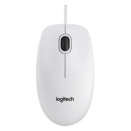 Logitech b100 mouse white usb 3 tasti 800dpi oem
