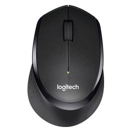 Logitech B330 Silent PLUS Mouse Wireless, 2.4 GHz Con Mini Ricevitore USB, Rilevamento 1000 DPI, ‎‎3 Pulsanti, Batteria Lunga Durata 2 anni, PC/Mac/Laptop, Nero