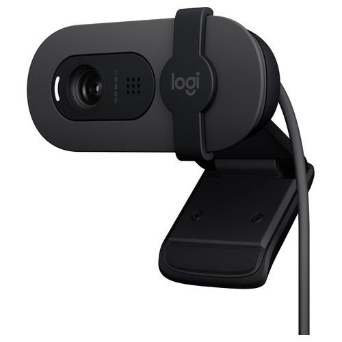 Logitech Brio 100 Webcam 2 Mp 1920x1080 Pixel Usb Grafite