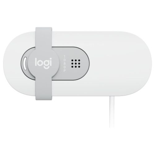960-001617 Brio 100 Webcam Full HD 1080p con Microfono Integrato e Copriobiettivo per Privacy colore Bianco