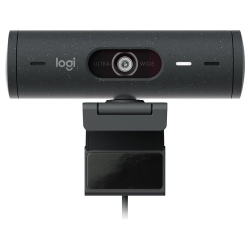 960-001422 Brio 500 Webcam Full HD 1080p 60fps USB-C Doppio Microfono 90° colore Grafite