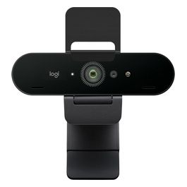 Brio Stream Webcam per Streaming Ultra HD 4K Veloce a 1080p/60fps, Campo Visivo Regolabile, Funziona con Skype, Zoom, Xsplit, Youtube, PC/Xbox/Mac, Nero