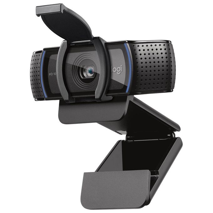 Logitech C920S HD Pro Webcam Videochiamata Full HD 1080p/30fps Correzione Luce HD Privacy Shutter