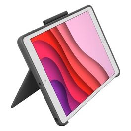 Combo Touch Custodia Tastiera e Carta con Trackpad Retroilluminato Apple Smart Connector QWERTZ Tedesca Grafite per Apple 10.2-inch iPad