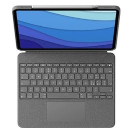 Logitech Combo Touch Custodia con Tastiera per iPad Pro 12.9" Oxford Grey