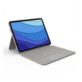 Logitech Combo Touch Custodia con Tastiera per iPad Pro 11'' (4a 3a 2a 1a gen) Sabbia