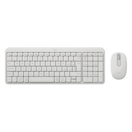 Logitech, Combo Wireless MK250, Tastiera e Mouse, Bluetooth, Bianco