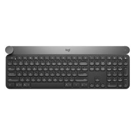 Logitech Craft Advanced Keyboard Tastiera Wireless per Windows, Mac con Pulsante Girevole per il Controllo Creativo