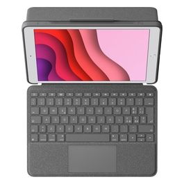 COMBO TOUCH Custodia con tastiera retroilluminata e rimovibile con trackpad e Smart Connector per iPad (9a 8a 7a gen)