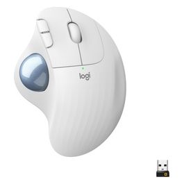 Logitech Ergo M575 Mouse Mano Destra Wireless A Rf + Bluetooth Trackball 2000Dpi