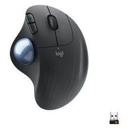 Logitech Ergo M575 Mouse Mano Destra Wireless A Rf + Bluetooth Trackball 2000 Dpi